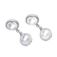 Bouton de manchette  Utopia Homme GALLERY in Or blanc Perla 27.57 Ct GTA102 - GTA102